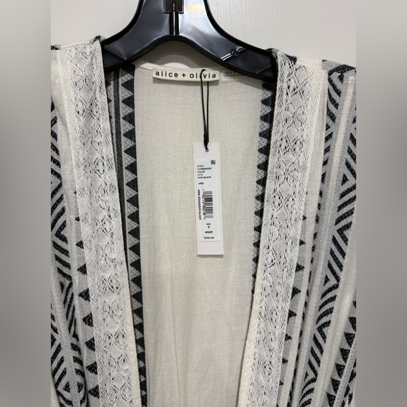 Alice + Olivia Talka Drawstring Tiered Tassel Kimono - 0 - Picture 5 of 5